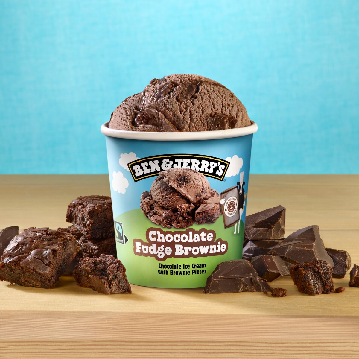 Chocolate Fudge Brownie Helado - Pint 2 / 4