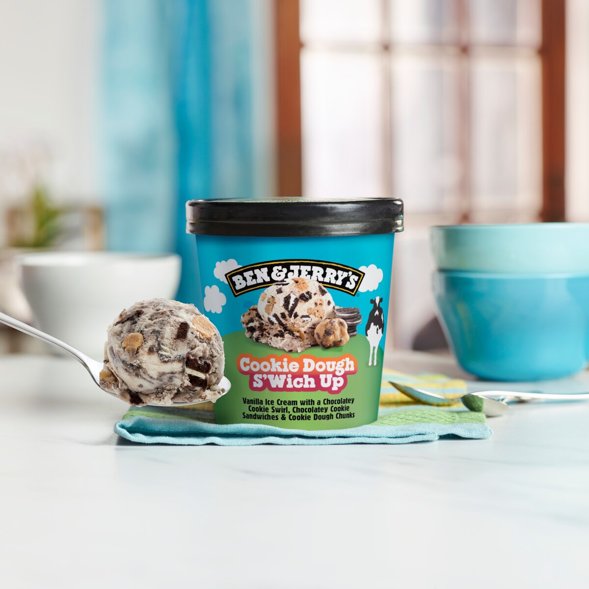 Cookie Dough S'wich Up Helado - Pint 3 / 4