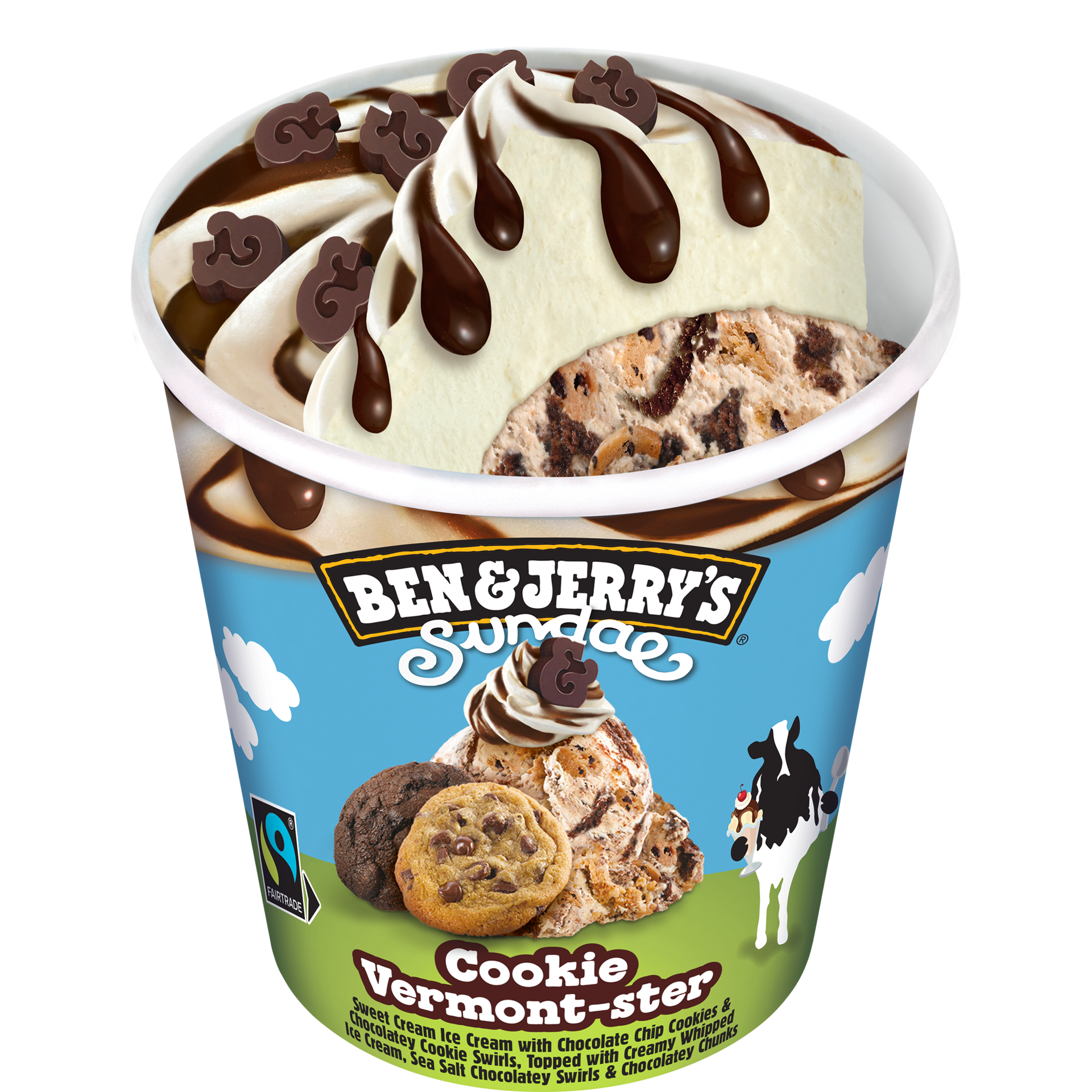 Cookie Vermont-ster Sundaes Pint
