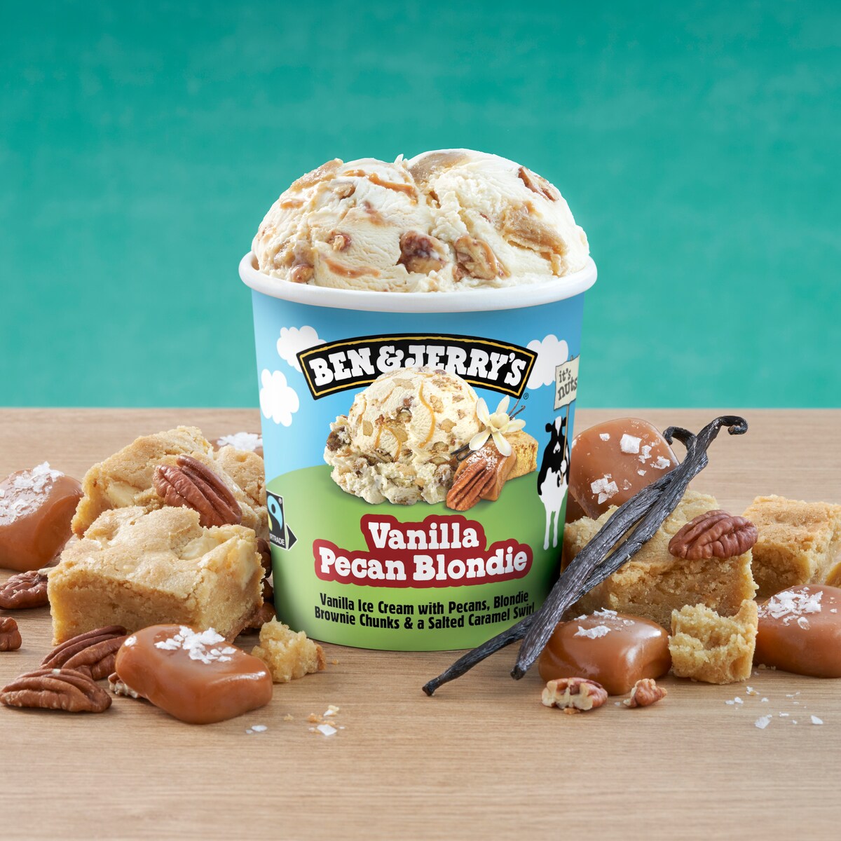 Vainilla Pecan Blondie Helado - Pint 2 / 4