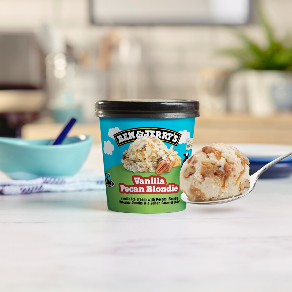 Vainilla Pecan Blondie Helado - Pint 3 / 4