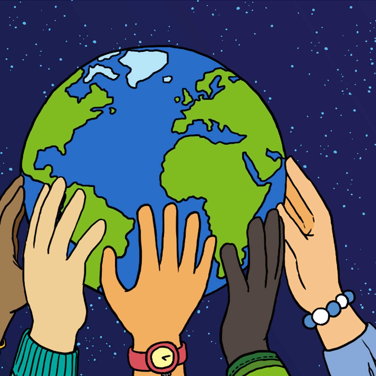 manos sosteniendo tierra