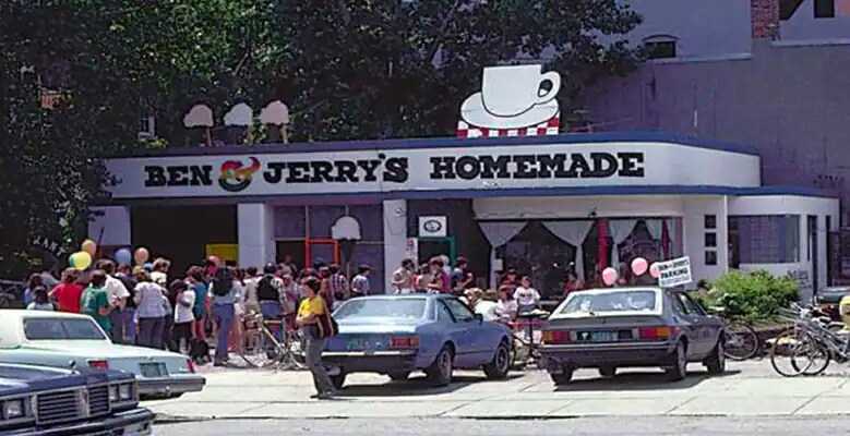 Ben and Jerry's gas station